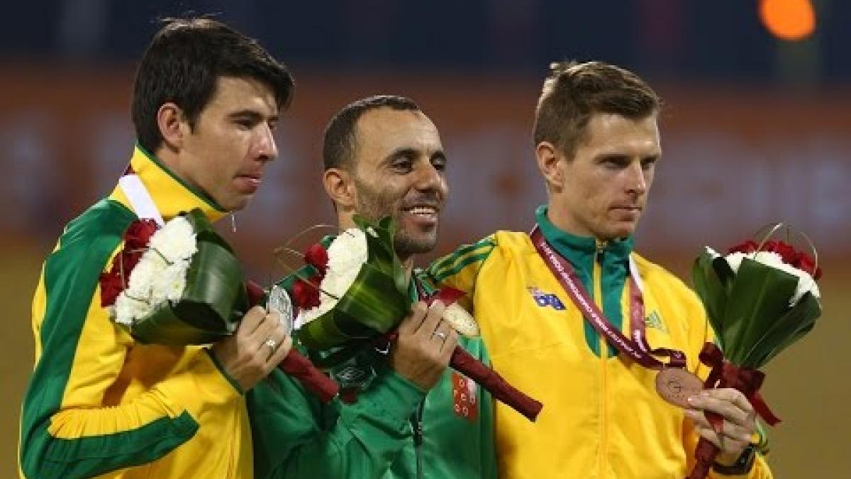 Men's 1,500m T46 | Victory Ceremony |  2015 IPC Athletics World Championships Doha