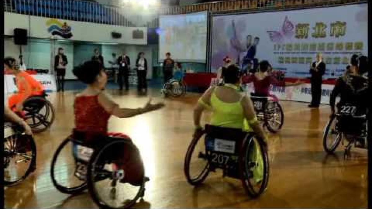 Women's single Conv Class 1 + 2 (round 1) | 2016 IPC Wheelchair Dance sport Asian Championships