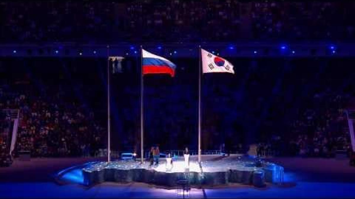 Sir Phillip Craven's closing Speech at the Sochi Wnter Paralympic Games