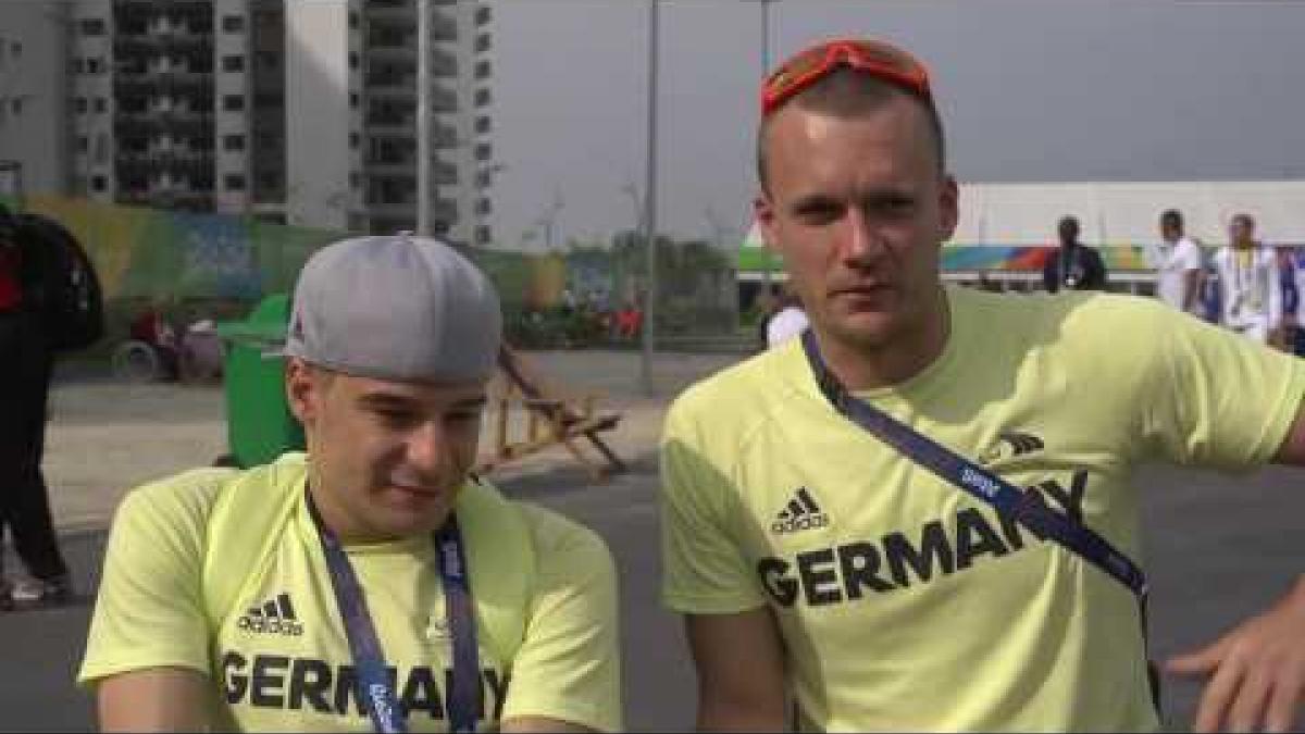 Team mates | Christopher Huber + Andre Bienek | Rio 2016 Paralympics