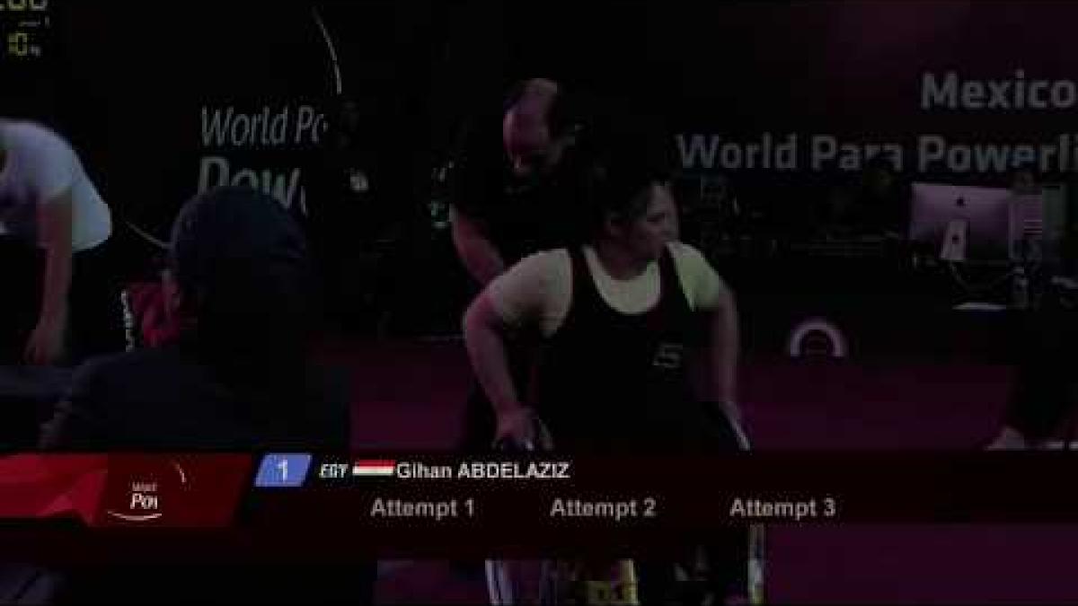 Gihan Abdelaziz | Bronze | Women's Up to 67kg |Mexico City 2017 World Para Powerlifting Championship