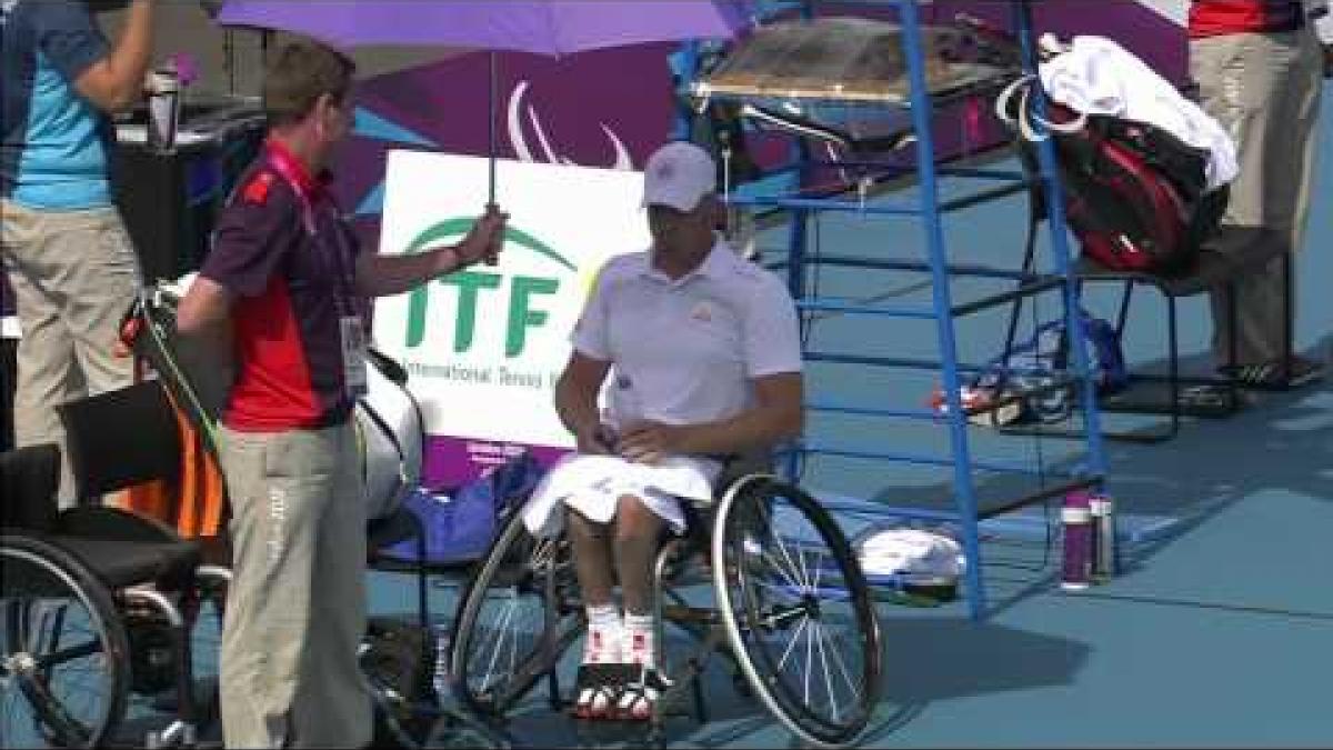 Wheelchair Tennis   FRA vs NED   Men's Singles Semifinal   London 2012 Paralympic Games