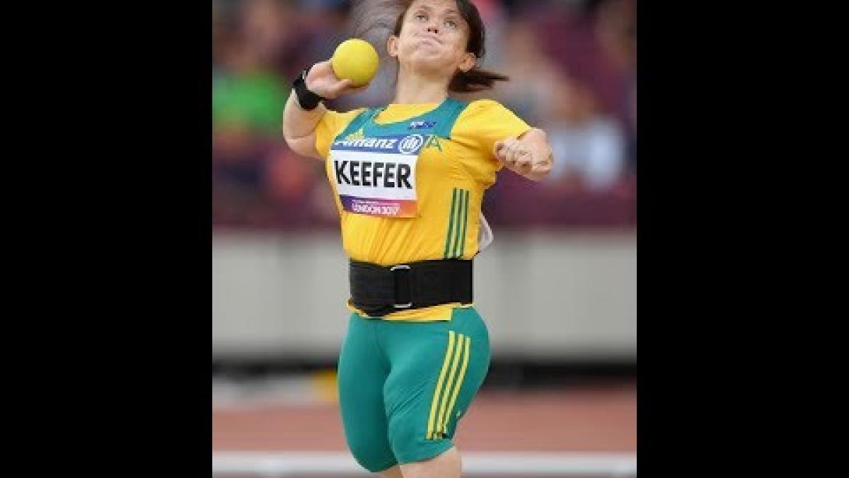 Claire Keefer | Silver Women’s Shot Put F41 |Final | London 2017 World Para Athletics Championships