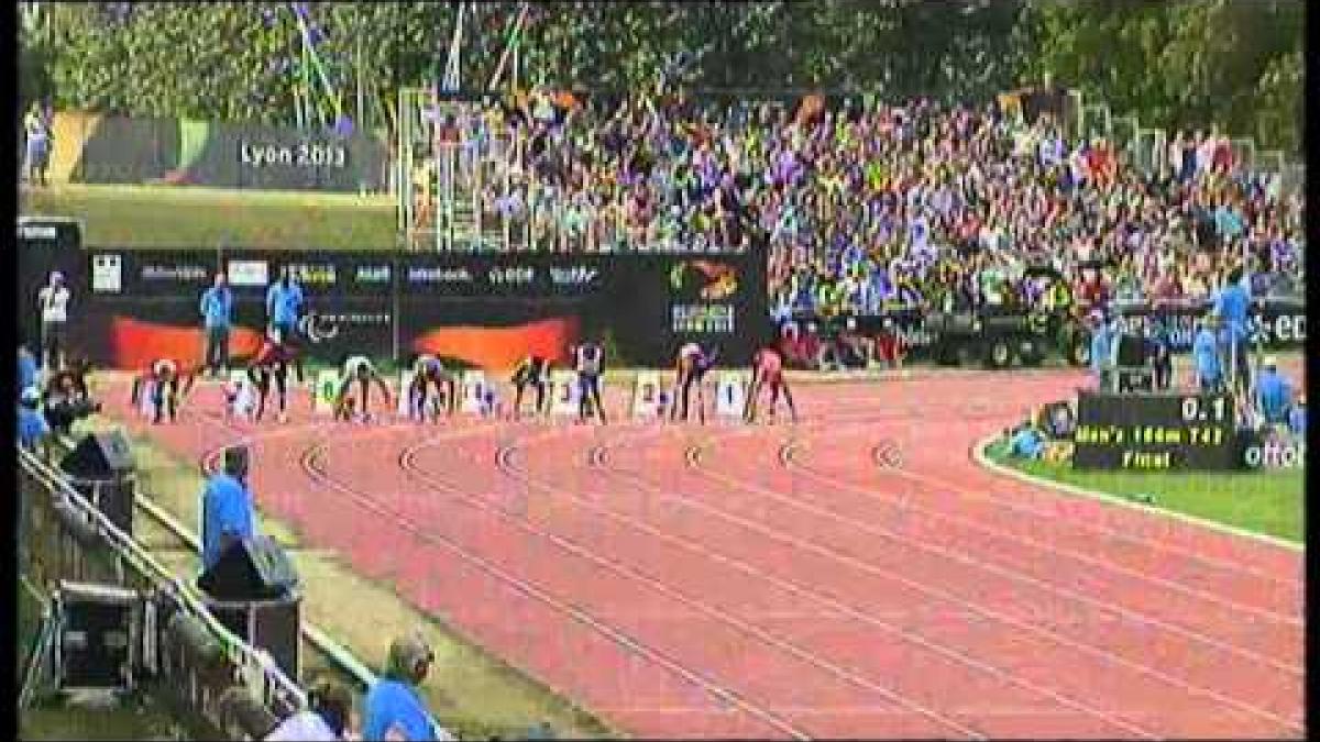 Athletics - men's 100m T42 final - 2013 IPC Athletics World Championships, Lyon