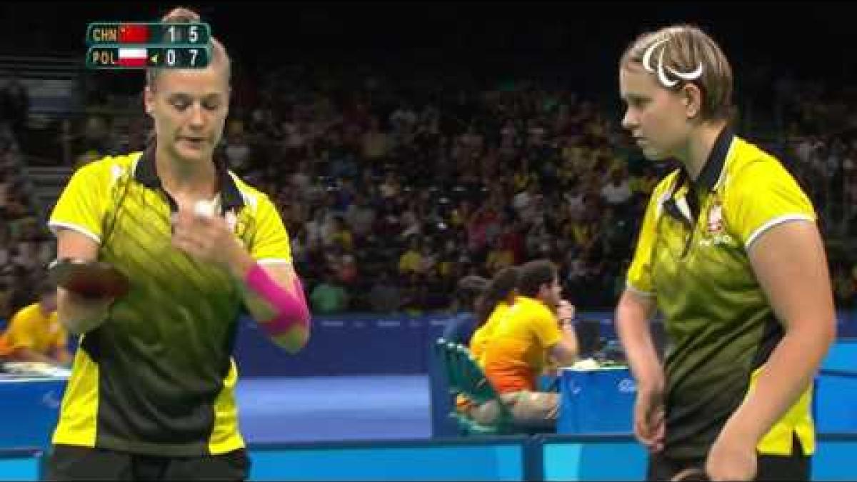 Table Tennis | China v Poland | Women&#039;s Team - Cl 6-10 Gold Mdl Match | Rio 2016 Paralympic Games