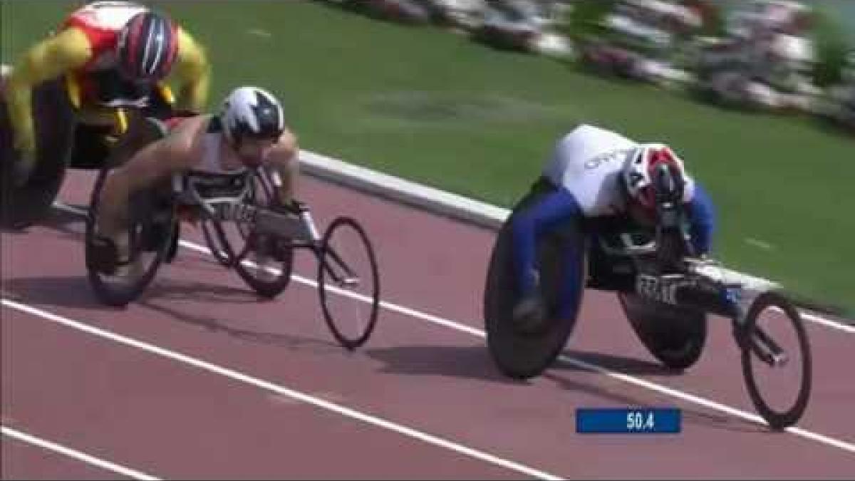 Men's 800m T53 | heat 3 |  2015 IPC Athletics World Championships Doha