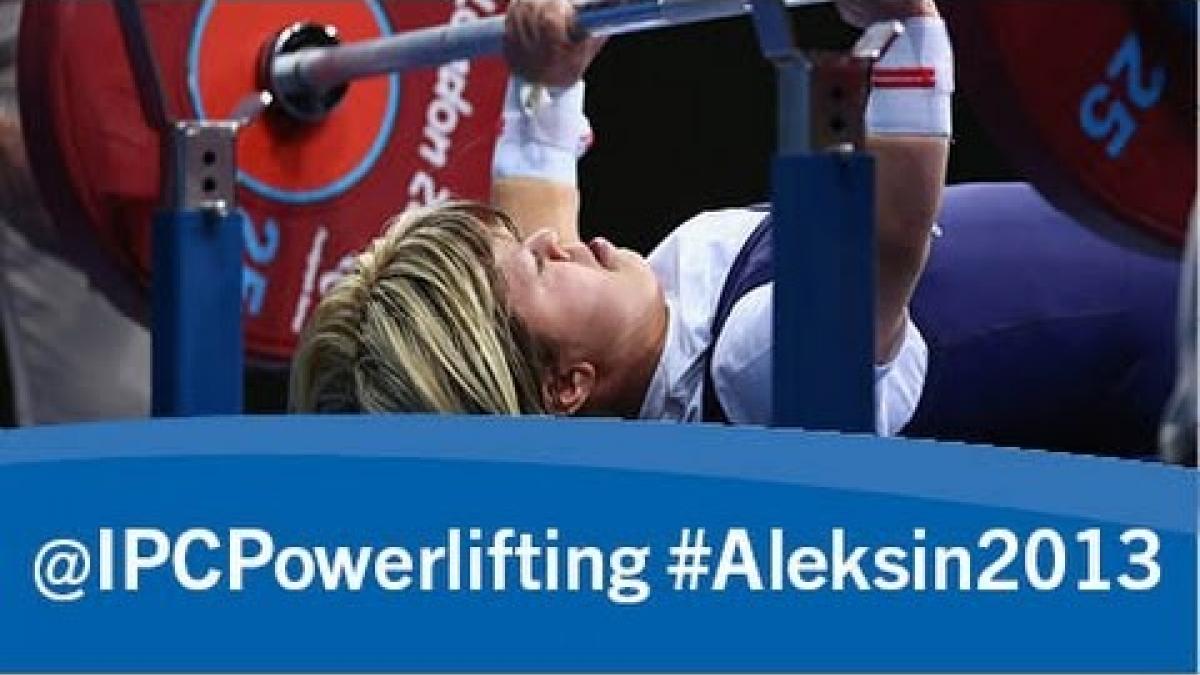 Powerlifting - women's -55, -61kg - 2013 IPC Powerlifting European Open Championships Aleksin