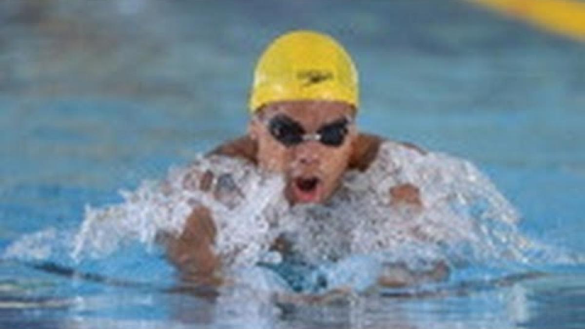 Swimming - men's 200m individual medley SM10 medal ceremony - 2013 IPC Swimming World Championships