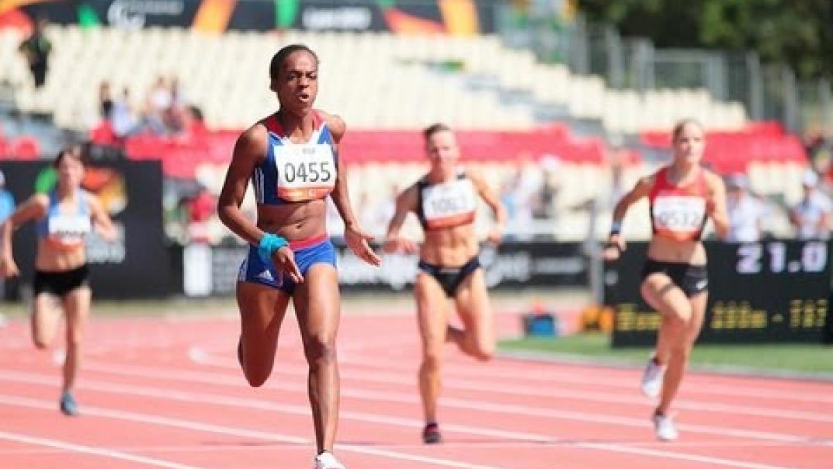 Athletics - women's 200m T37 semifinals 2 - 2013 IPC Athletics World Championships, Lyon