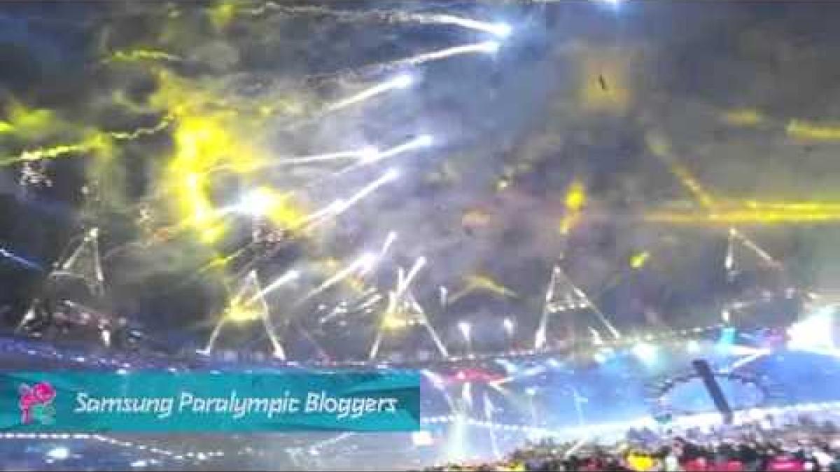 Brad Ness - Closing fireworks, Paralympics 2012