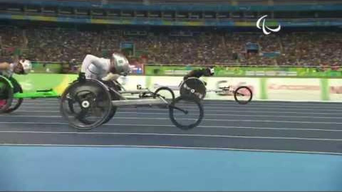 Athletics | Men's 100m - T33 Final  | Rio 2016 Paralympic Games