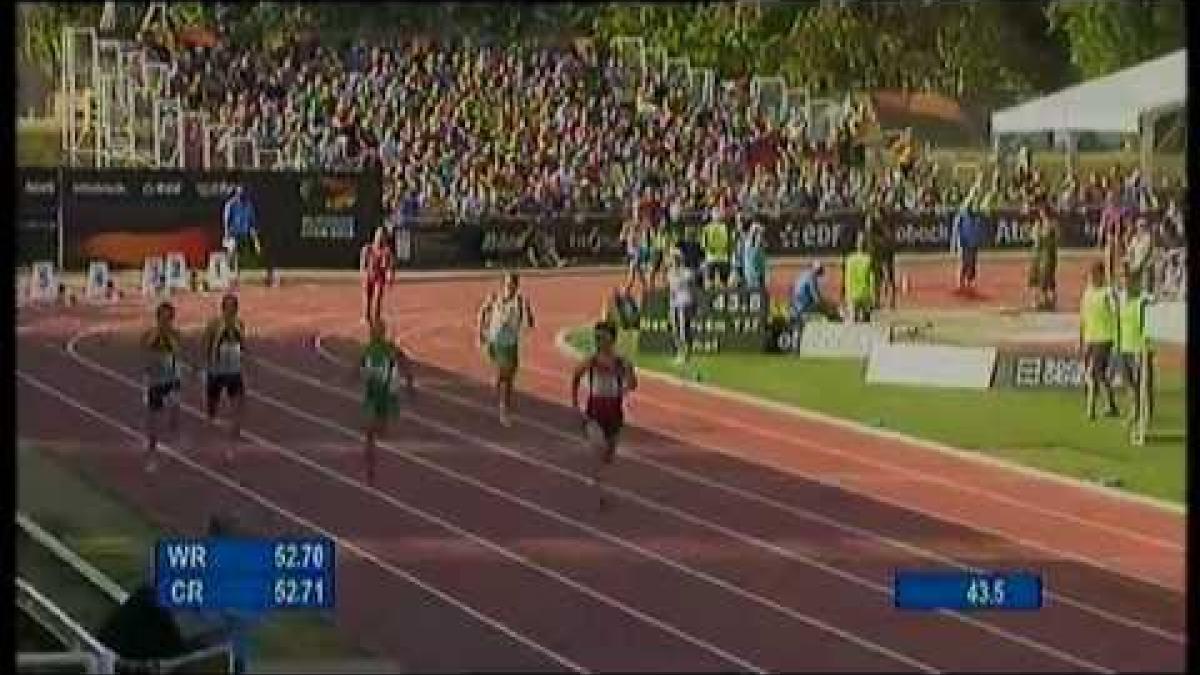 Athletics - men's 400m T37 final - 2013 IPC Athletics World Championships, Lyon