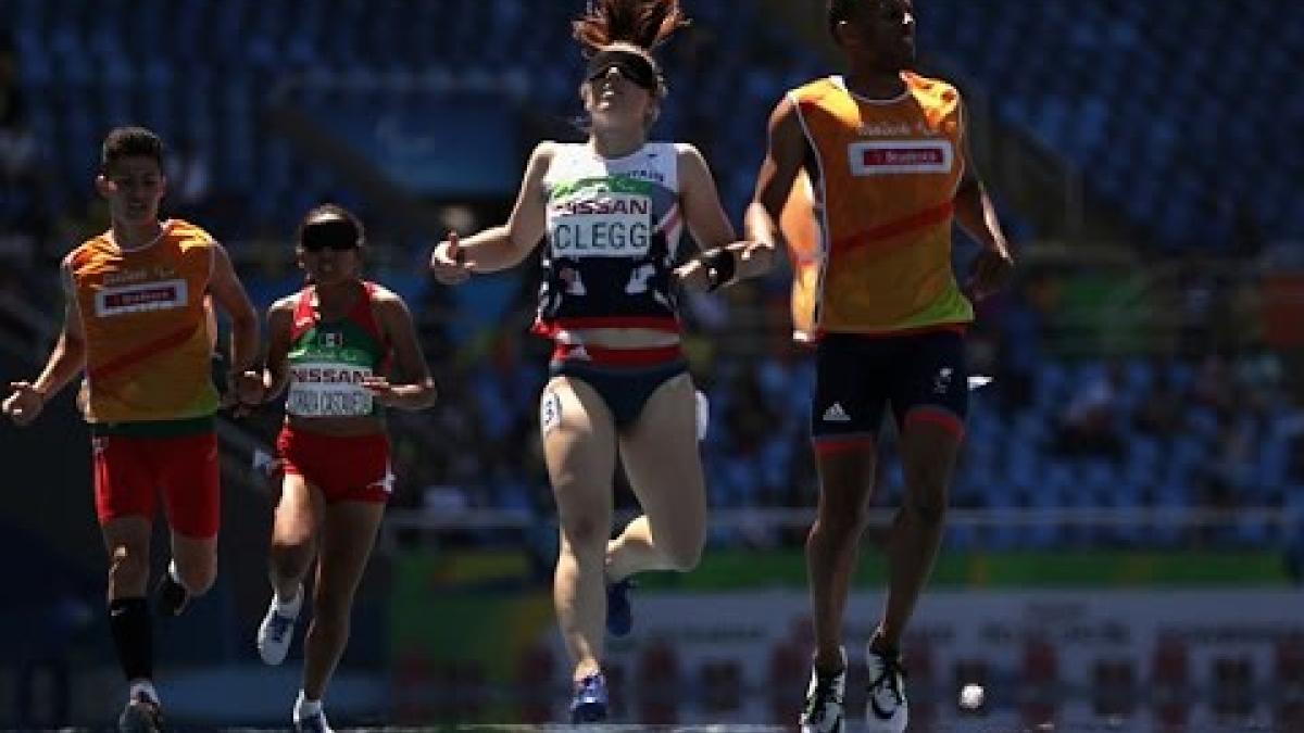 Athletics | Women's 200m - T11 Semi-Final 3 | Rio 2016 Paralympic Games
