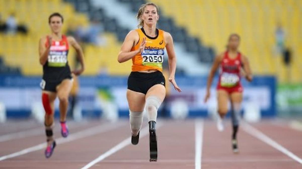 Women's 100m T44 | final |  2015 IPC Athletics World Championships Doha