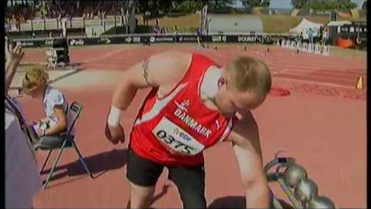 Athletics - men's shot put F44 final - 2013 IPC Athletics World Championships, Lyon