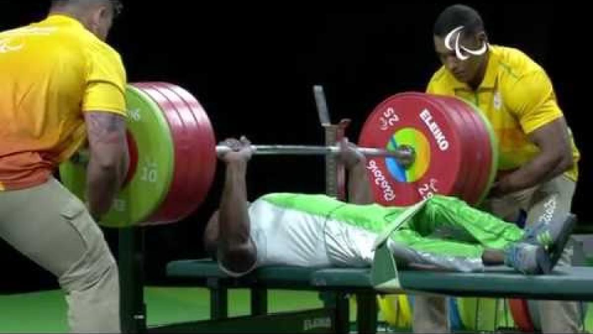 Powerlifting | EZURUIKE Roland wins Gold | Men's -54kg | Rio 2016 Paralympic Games