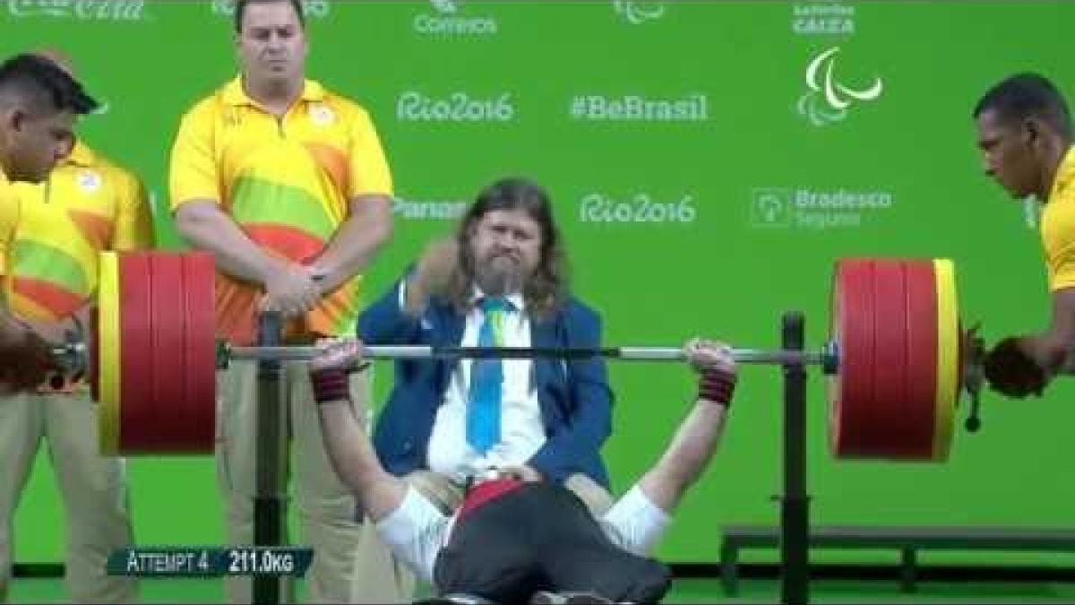 Powerlifting | OSMAN Sherif breaks the world record | Men’s -59kg | Rio 2016 Paralympic Games