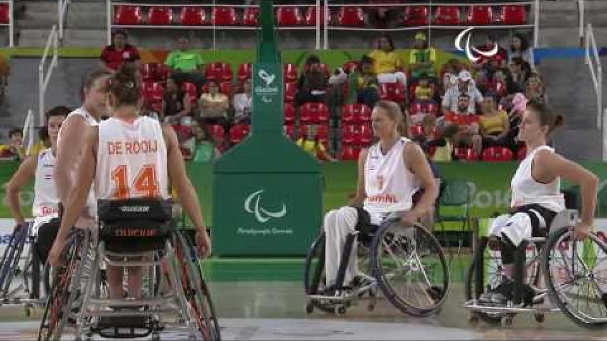 Wheelchair Basketball | Netherlands vs Algeria | Women’s preliminaries | Rio 2016 Paralympic Games