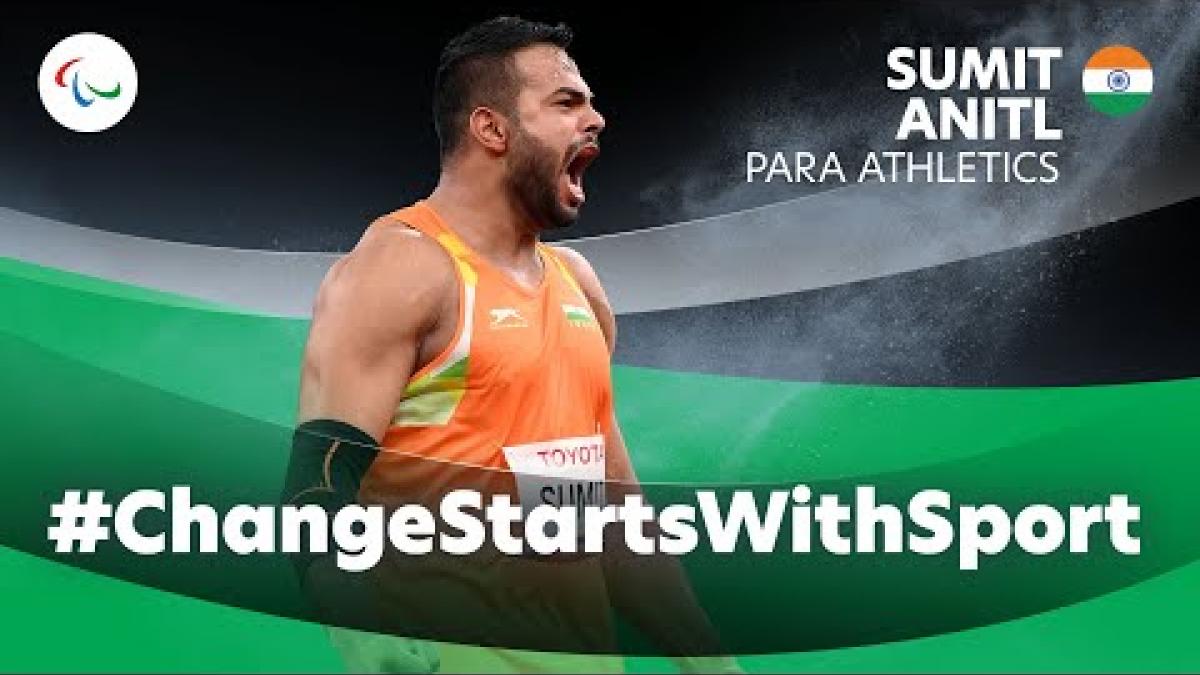 #ChangeStartsWithSport - Sumit Antil Shares the Impact of Para Sport on His Life