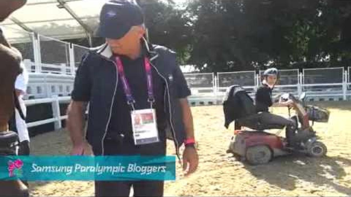 Sara Morganti - Getting on, Paralympics 2012