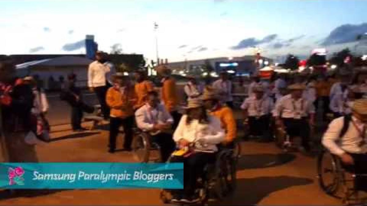 Samsung Blogger - To the stadium, Paralympics 2012