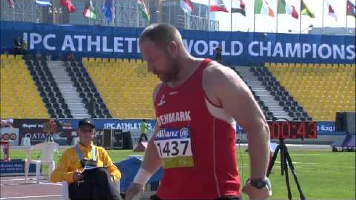 Men's shot put F44 | final |  2015 IPC Athletics World Championships Doha