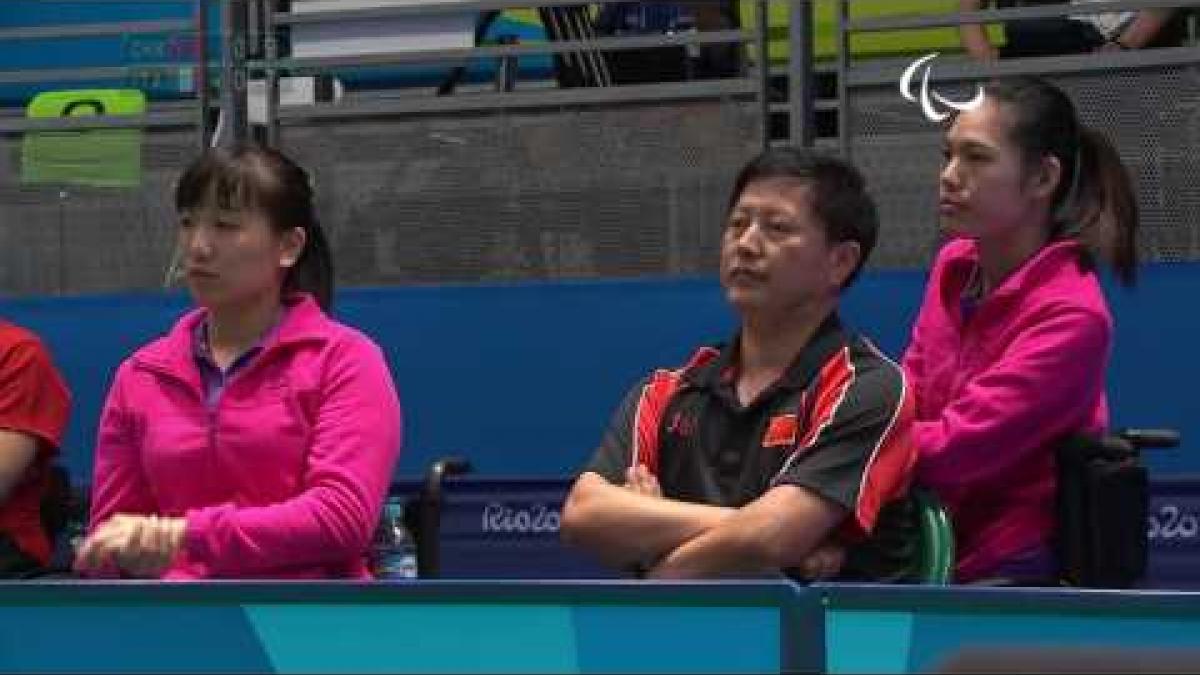 Table Tennis | CHN v ITA | Women's Team Semifinal TF1-3 M2 | Rio 2016 Paralympic Games