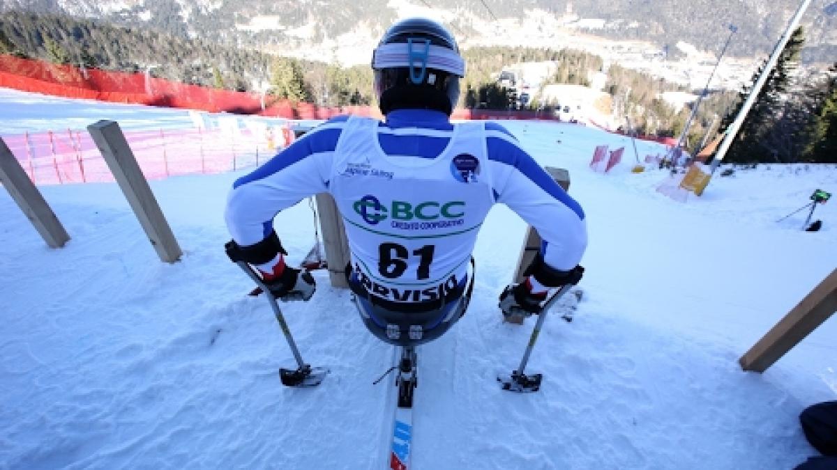 Men's sitting | Slalom 2nd run | 2017 World Para Alpine Skiing Championships, Tarvisio