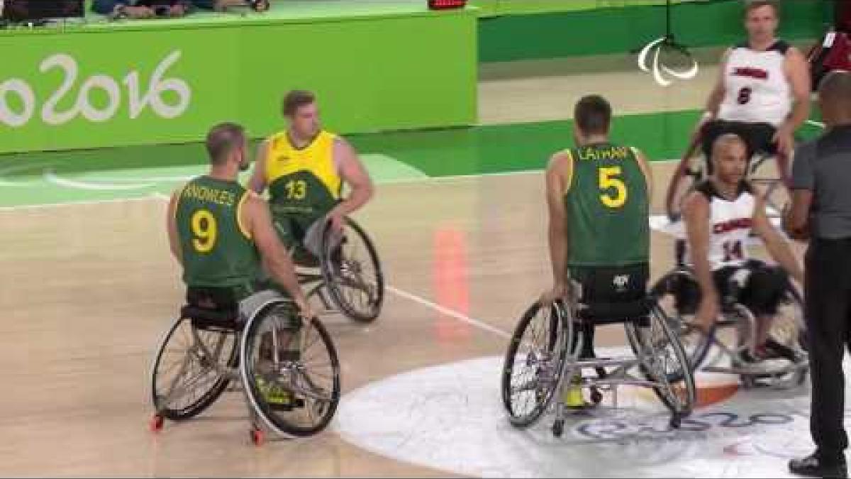 Wheelchair Basketball | Canada vs Australia | Men’s preliminaries | Rio 2016 Paralympic Games