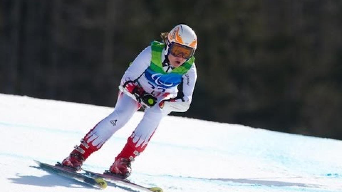 Men's super combined standing 1st run - Alpine Skiing - Vancouver 2010 Winter Paralympics