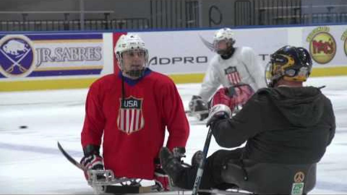 BBC World Feature | Sledge hockey self-experiment | Buffalo 2015