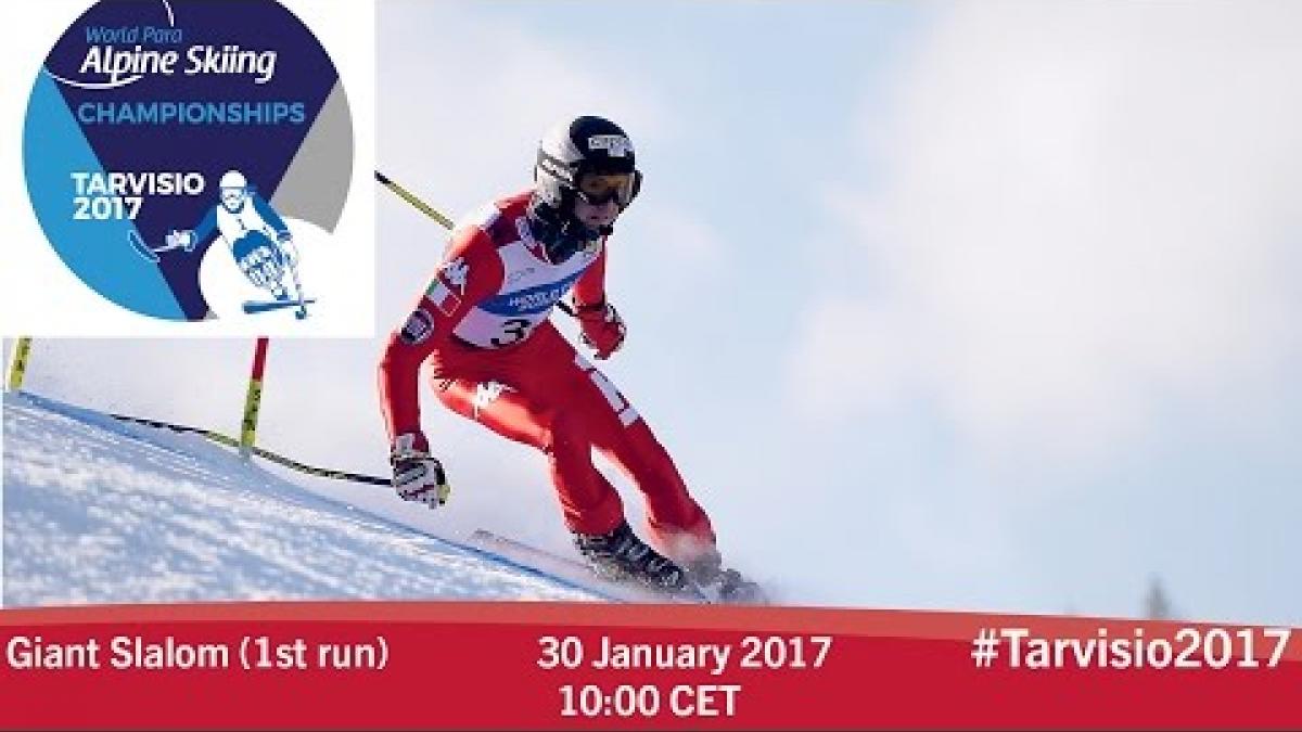 Giant slalom 1st run |  2017 World Para Alpine Skiing Championships, Tarvisio