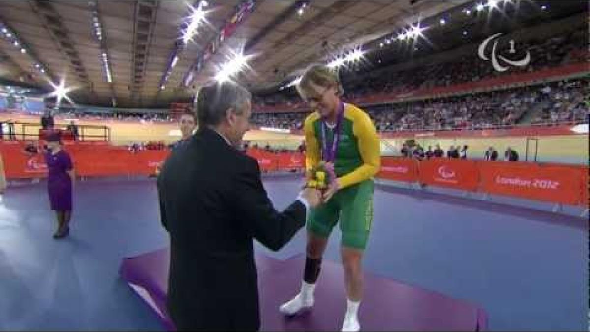 Cycling Track - Women's Individual C 4 pursuit Victory Ceremony - 2012 London Paralympic Games