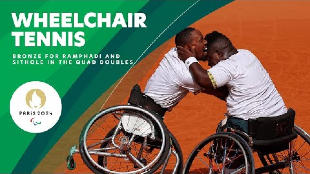 It's Bronze For Donald Ramphadi And Lucas Sithole In Quad Doubles 🎾🇿🇦