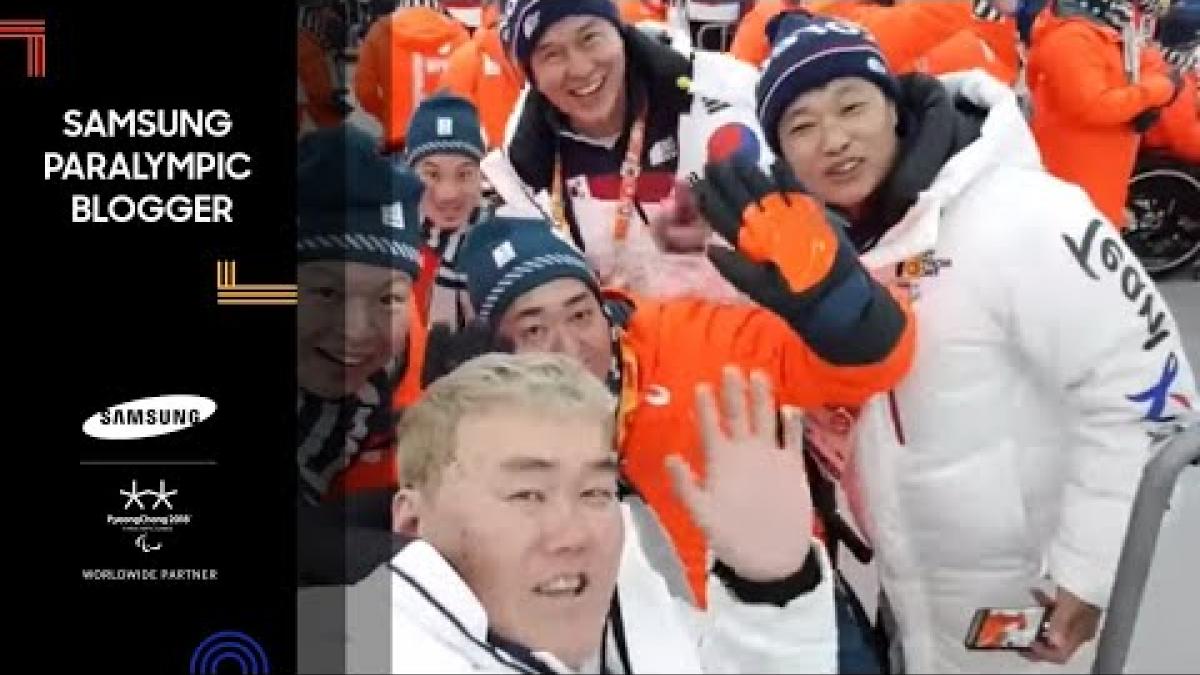 Yu Mankyun |The opening ceremony 2 |Samsung Paralympic Blogger | PyeongChang 2018
