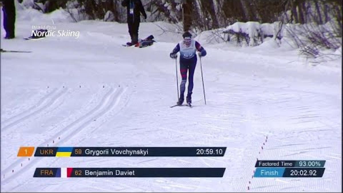 Benjamin Daviet | Biathlon Sprint | World Para Nordic Skiing World Champs | Prince George 2019