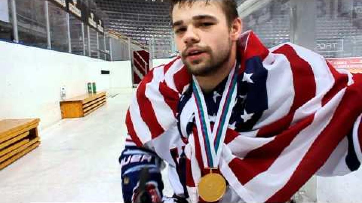 USA Ice Sledge Hockey's Alexi Salamone