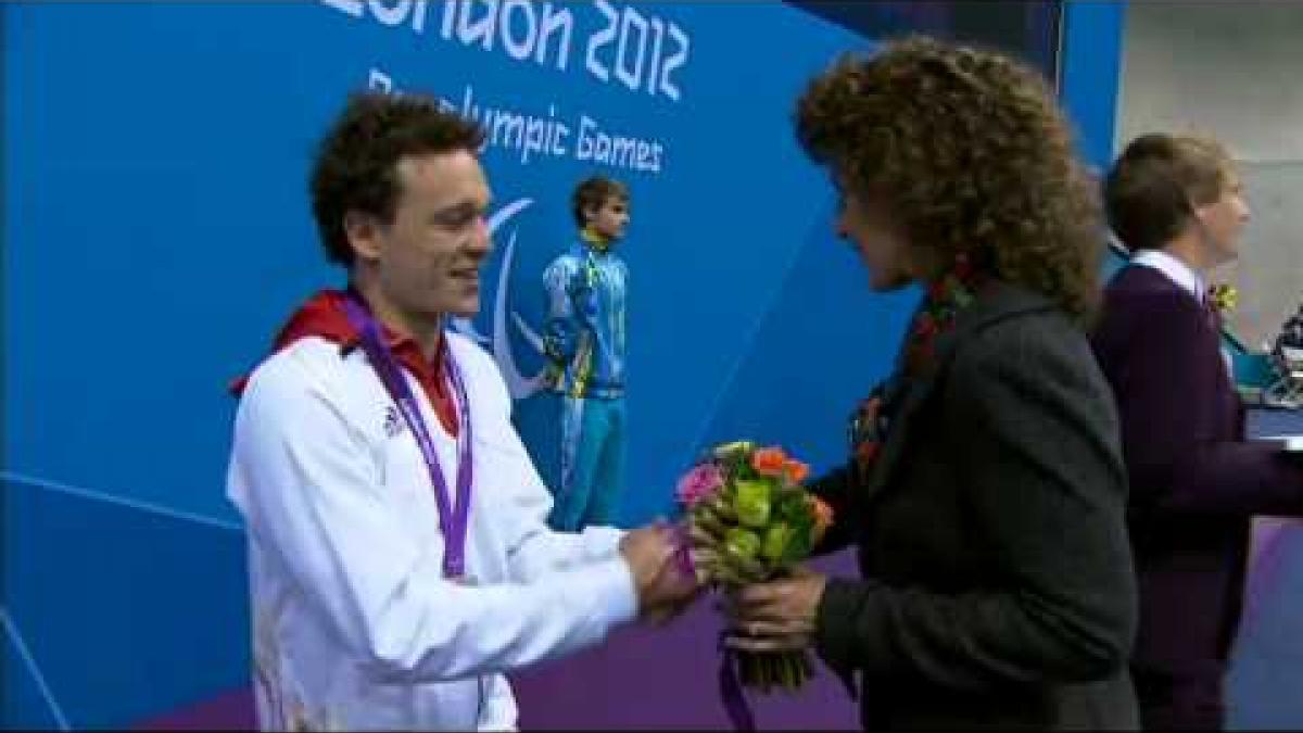 Swimming - Men's 100m Breaststroke - SB6 Victory Ceremony - London 2012 Paralympic Games