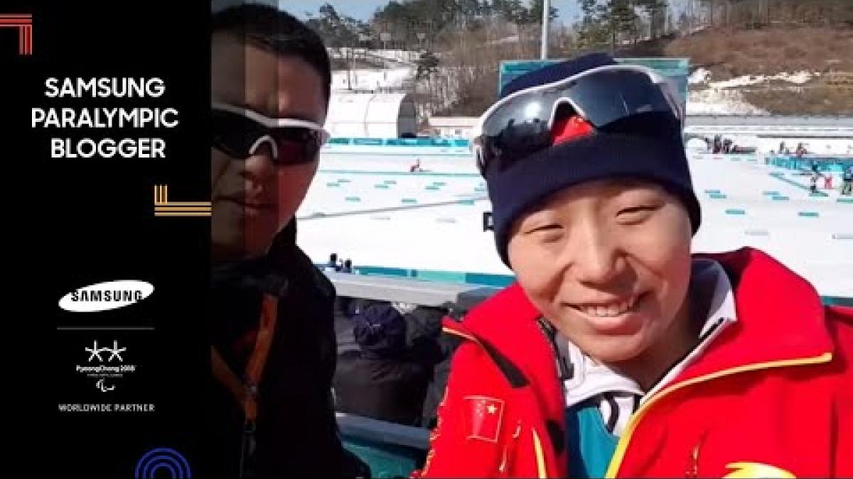 Yawei Jin | Watching Competition | Samsung Paralympic Blogger | PyeongChang 2018