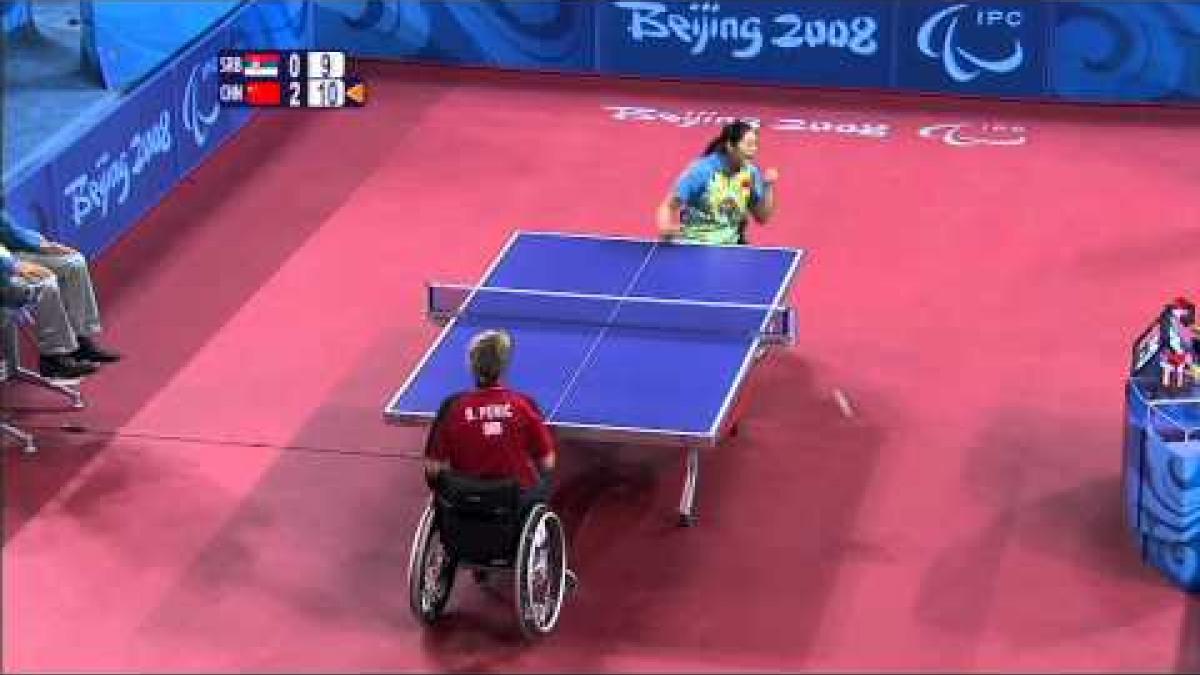 Table Tennis Women's Individual Class 4 Gold Medal Match - Beijing 2008 Paralympic Games
