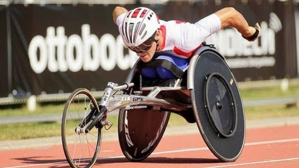 Athletics - men's 400m T53 semifinals 3 - 2013 IPC Athletics World Championships, Lyon