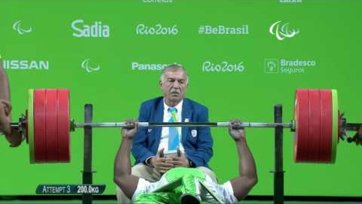 Day 2 evening | Powerlifting highlights | Rio 2016 Paralympic Games