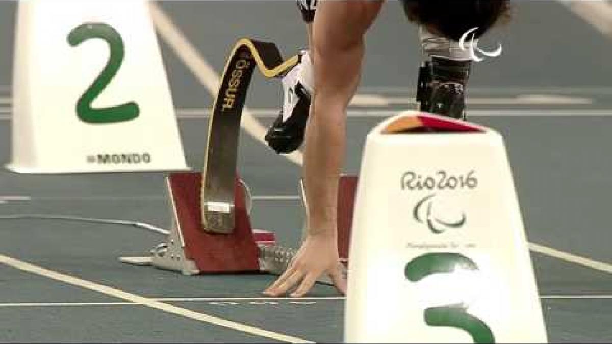 Athletics | Men's 400m - T43/44 Round 1 Heat 2 | Rio 2016 Paralympic Games