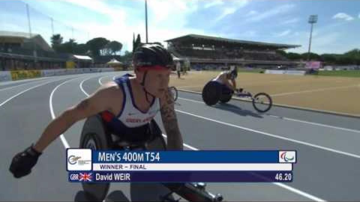 Men's 400 m  T54 | final | 2016 IPC Athletics European Championships Grosseto