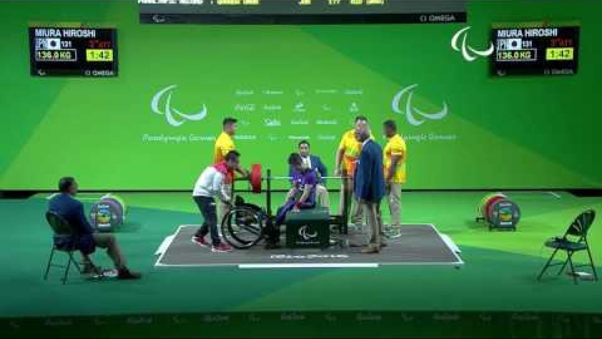 Powerlifting | MIURA Hiroshi | Men’s -49kg  | Rio 2016 Paralympic Games