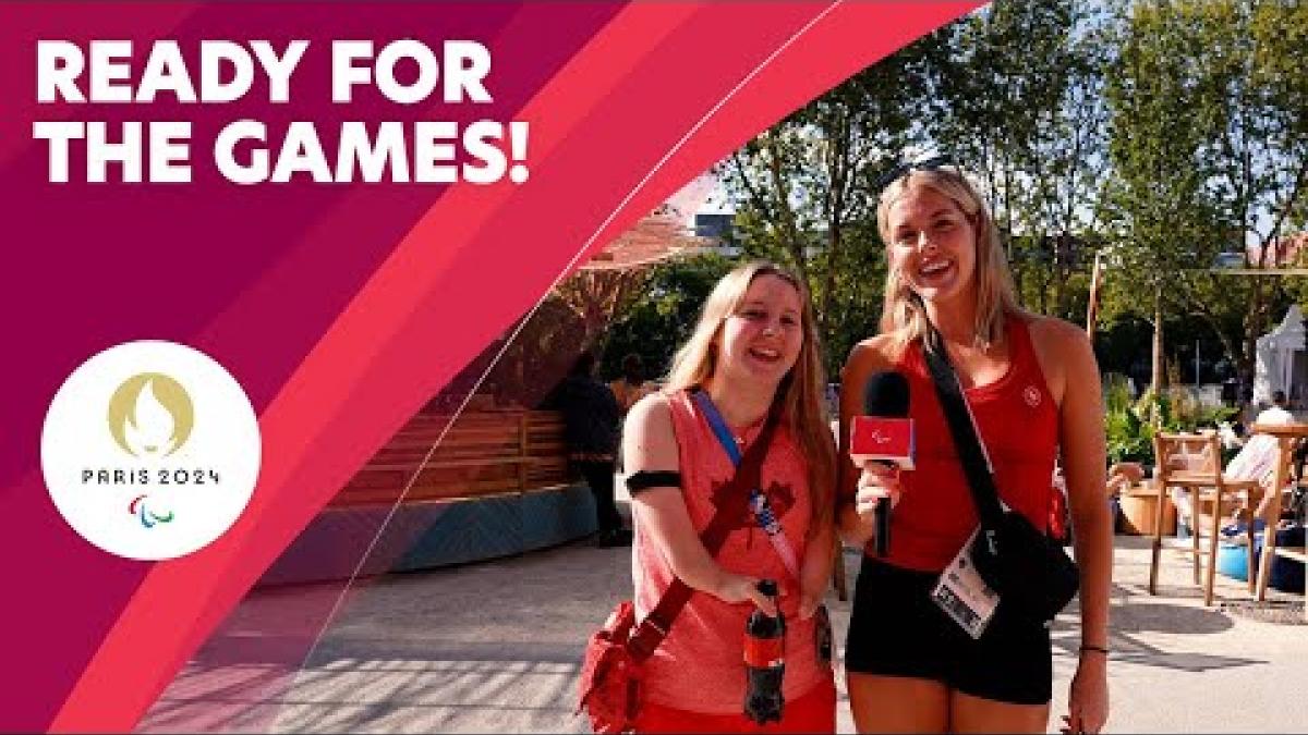 The Athletes Are Ready For The Games To Begin! 🤩