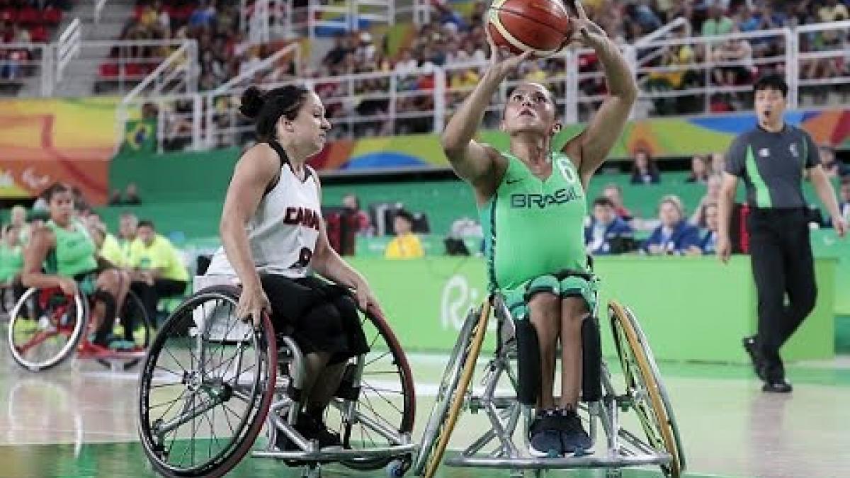 Wheelchair Basketball | Canada vs Brazil | Women’s preliminaries | Rio 2016 Paralympic Games