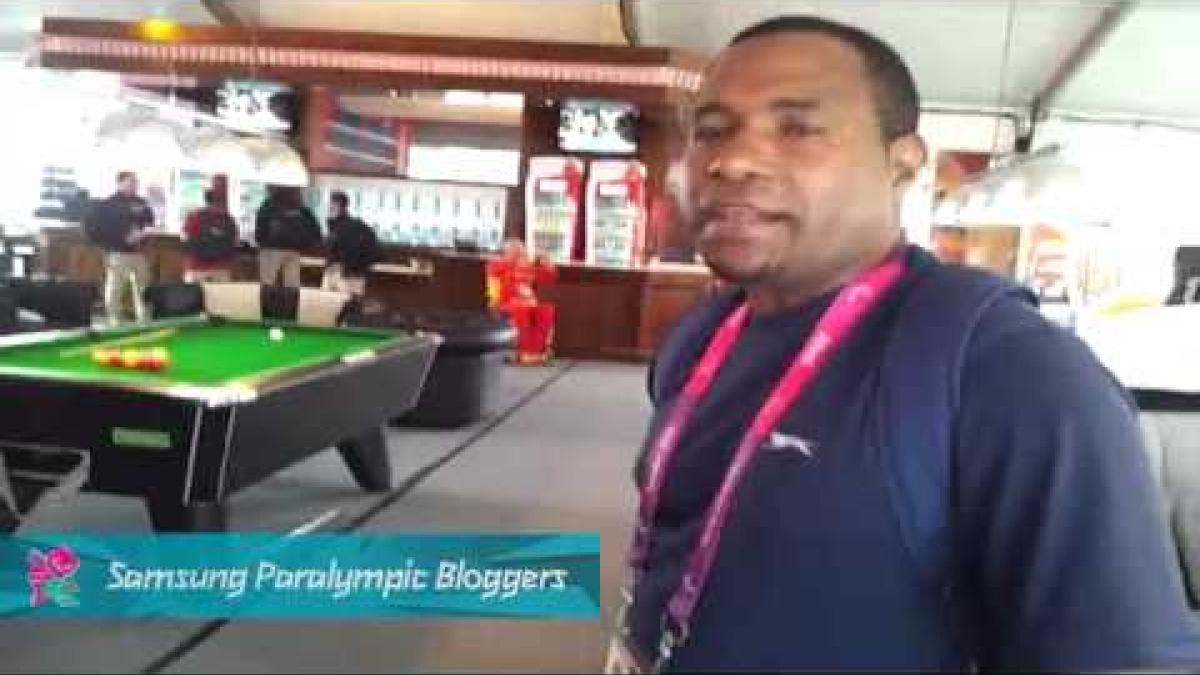 Samsung Blogger - Chat with Jeffrey Robby, coach and physio for Papua New Guinea, Paralympics 2012