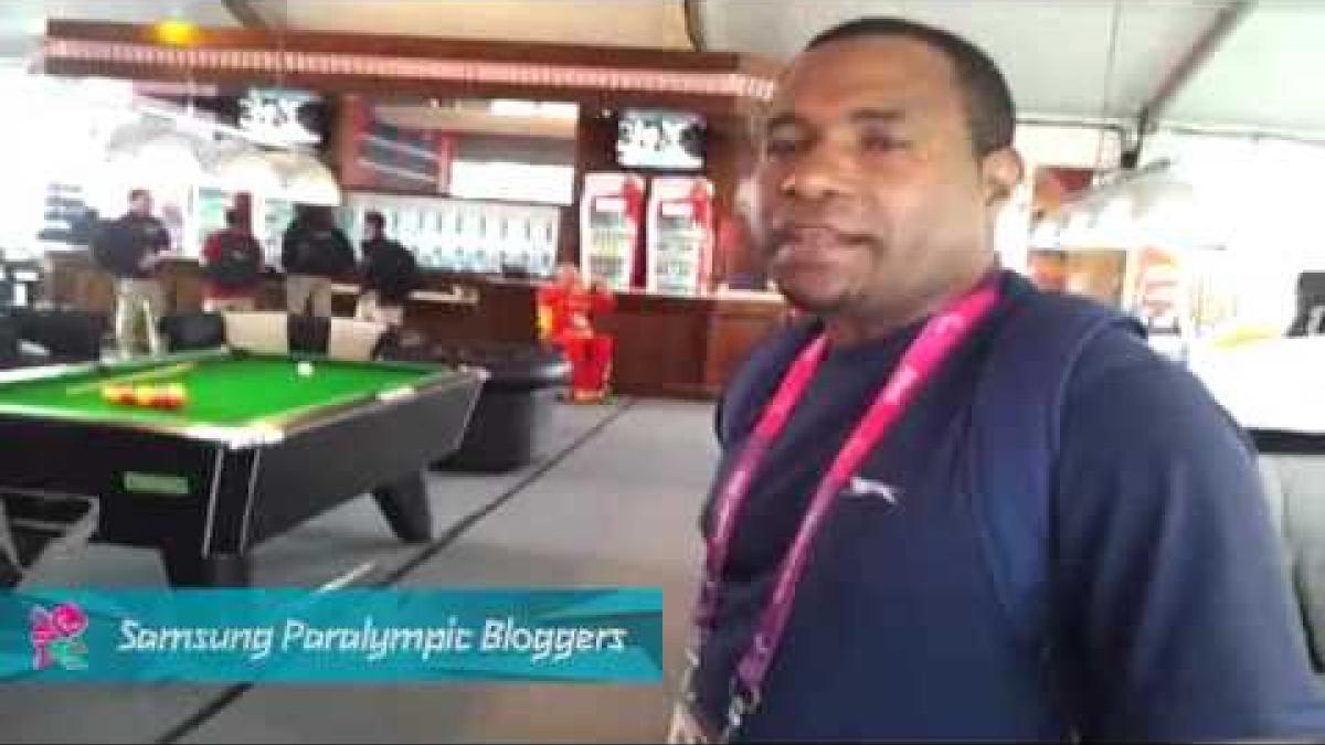 Samsung Blogger - Chat with Jeffrey Robby, coach and physio for PapuaNew Guinea, Paralympics 2012