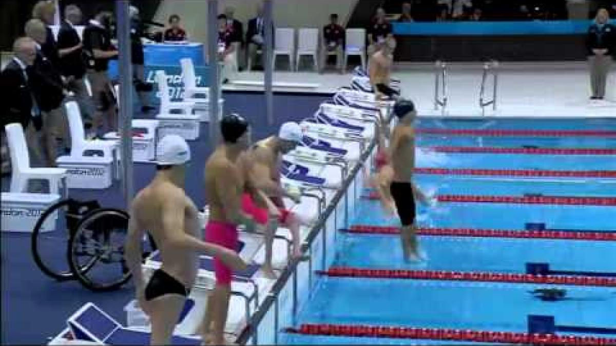 Swimming   Men's 100m Backstroke   S7 Final   2012 London Paralympic Games